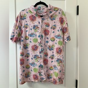 COPY - 4/$30 Rick and Morty Print Button Up Sz L